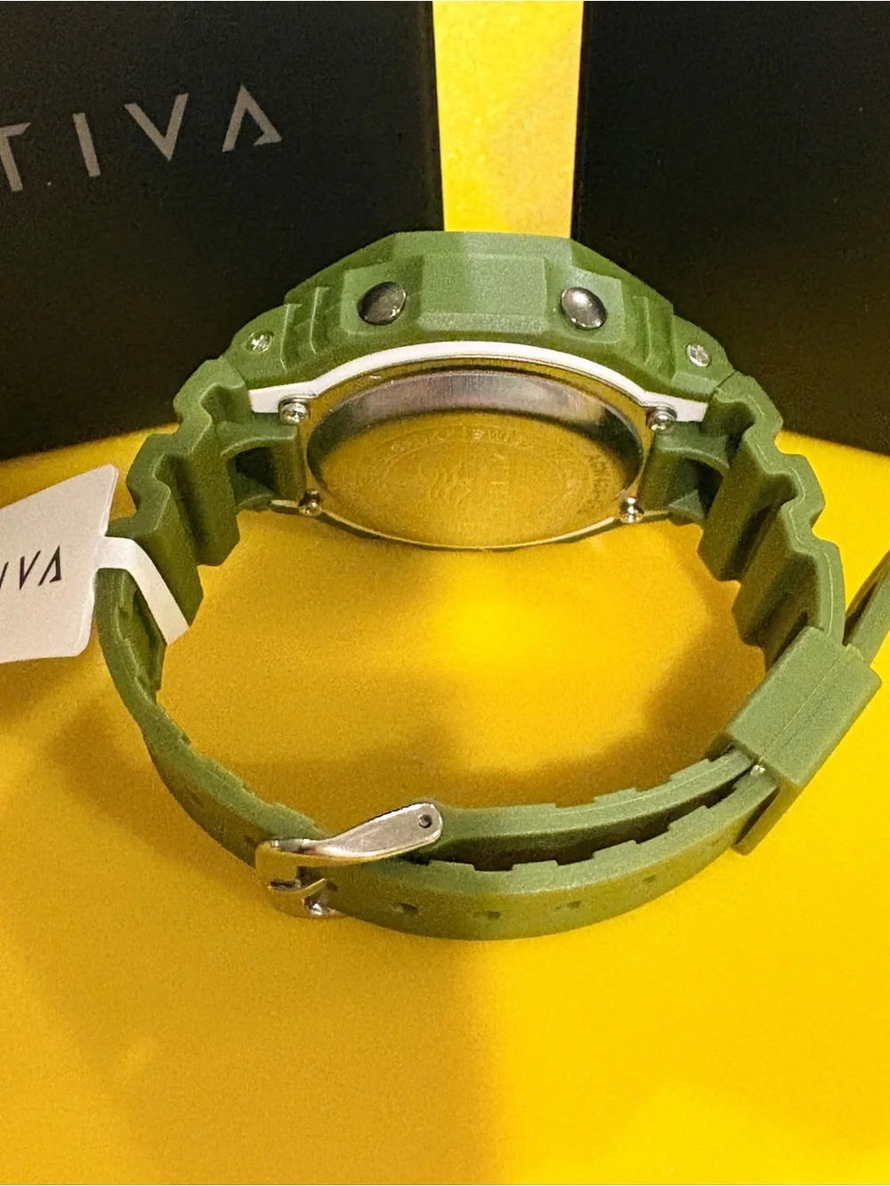Activa Army Green Digital-Analog Sport Watch